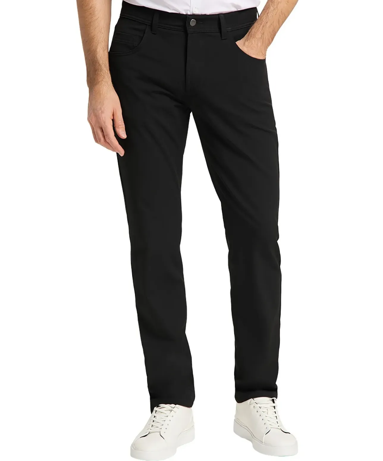 Pioneer Herren-Hose Rando Stretch Gabardine in Schwarz