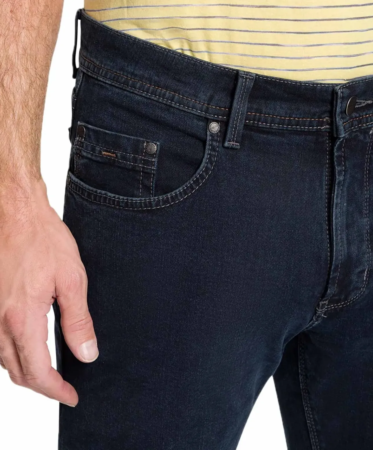 Pioneer Herren-Jeans Rando 1680 in Blue Black