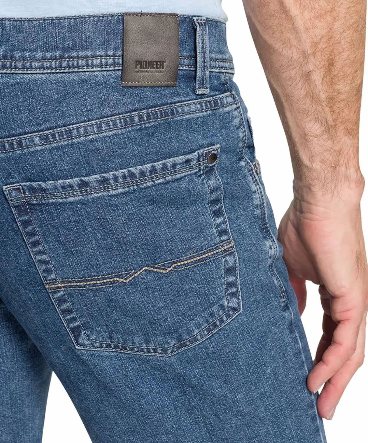 Pioneer Jeans Regular Fit Rando 1680 in Blue Stonewash