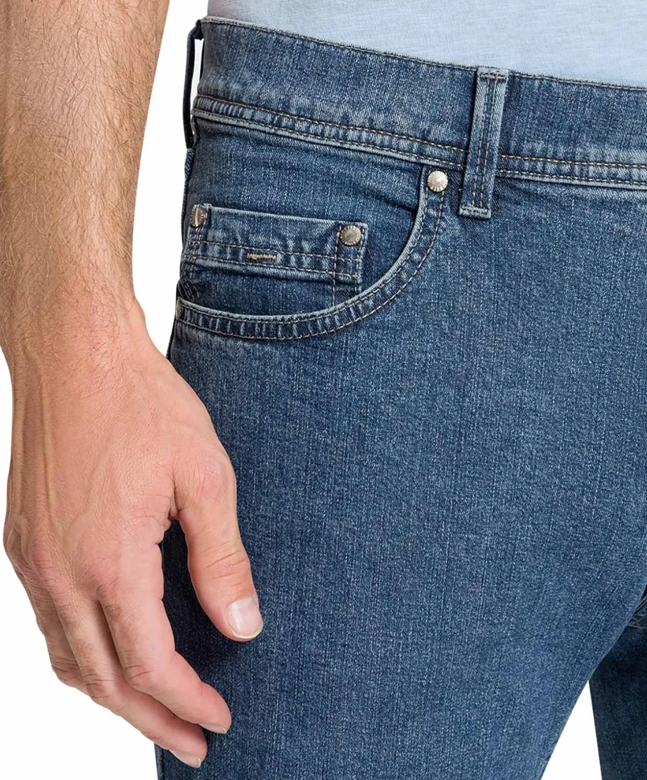 Pioneer Jeans Regular Fit Rando 1680 in Blue Stonewash