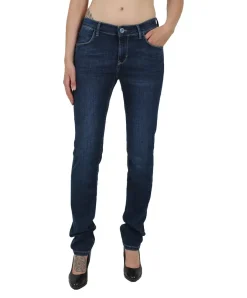 Pioneer Jeans Straight Sally im dunkelblauen Used-Look