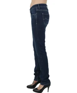 Pioneer Jeans Straight Sally im dunkelblauen Used-Look