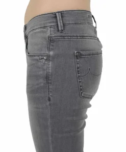 Pioneer Jeans Straight Sally in grauem Used-Look