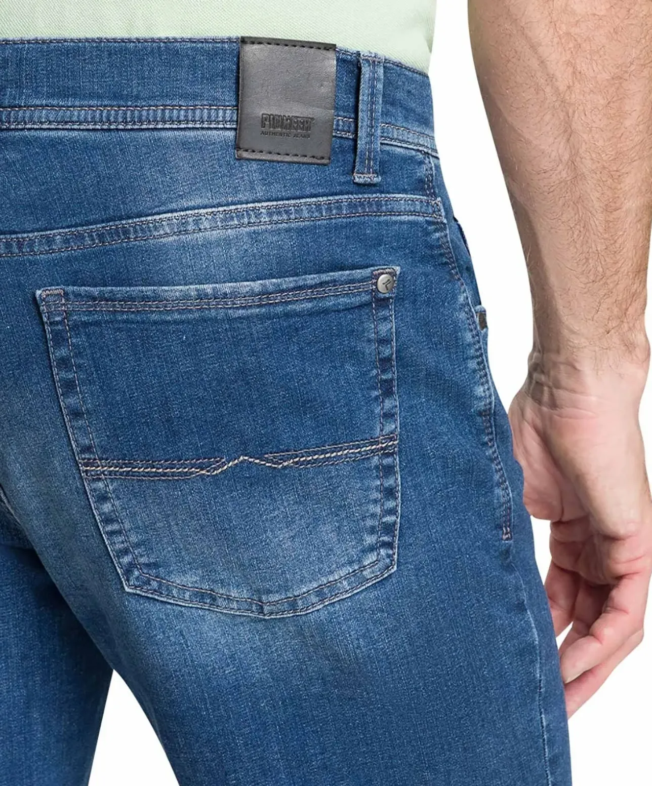 Pioneer Megaflex Jeans Rando in Stone Used