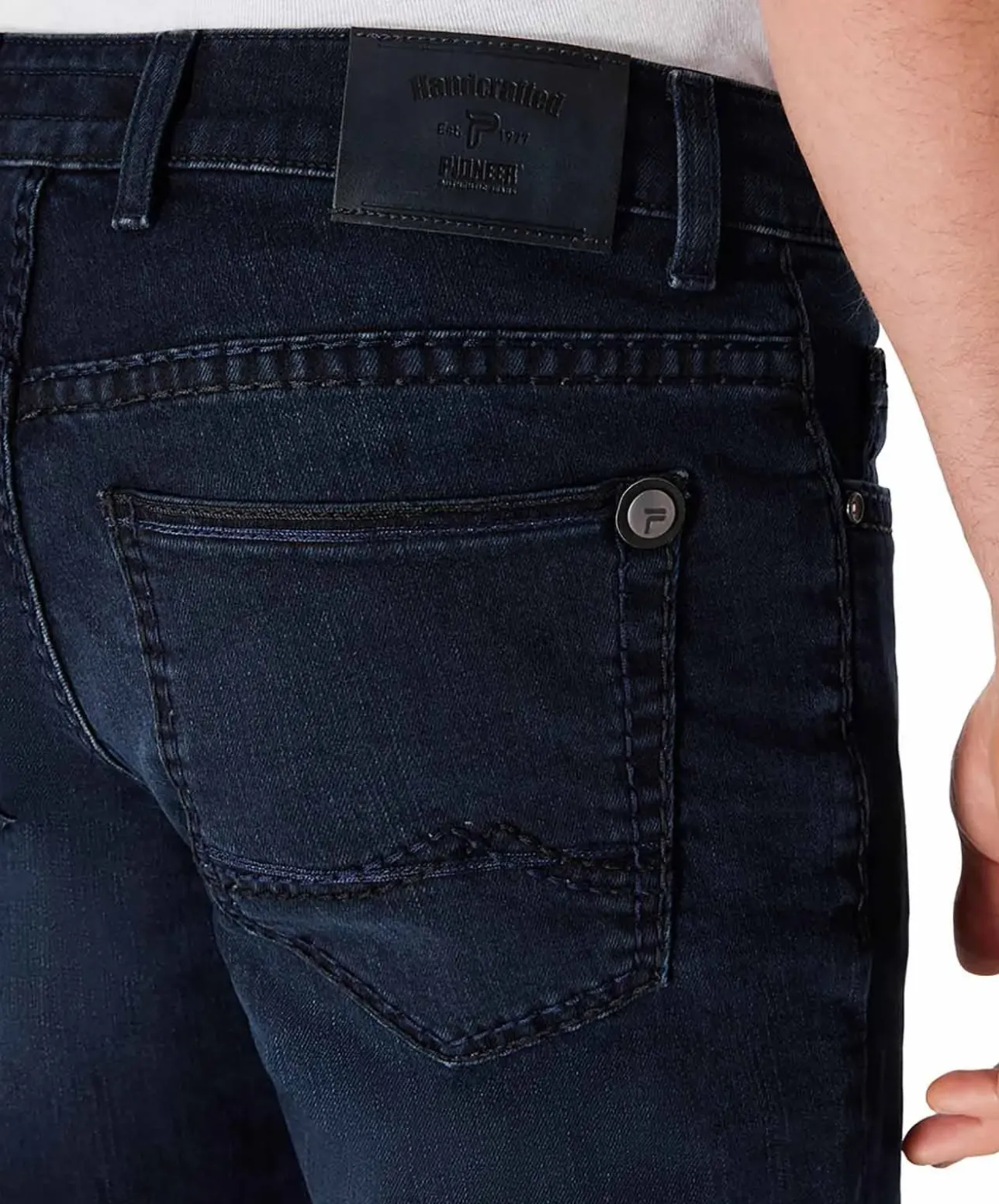 Pioneer Rando 1654 Jeans in dunkelblauer Waschung