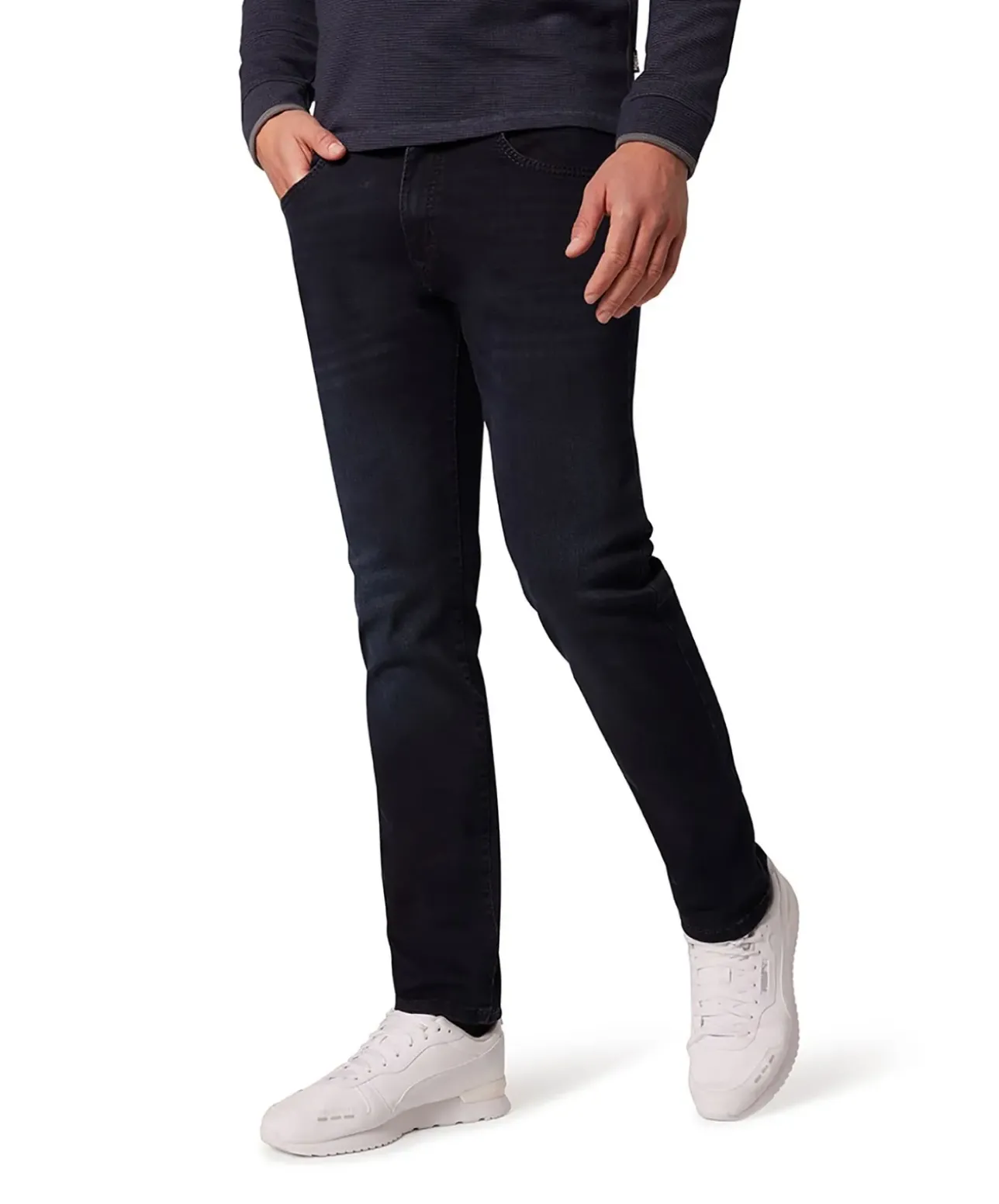 Pioneer Rando 1674 Jeans Regular Fit in Blue Used Whisker