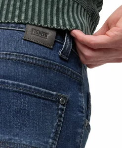 Pioneer Rando Megaflex 1674 Jeans in Blue Black