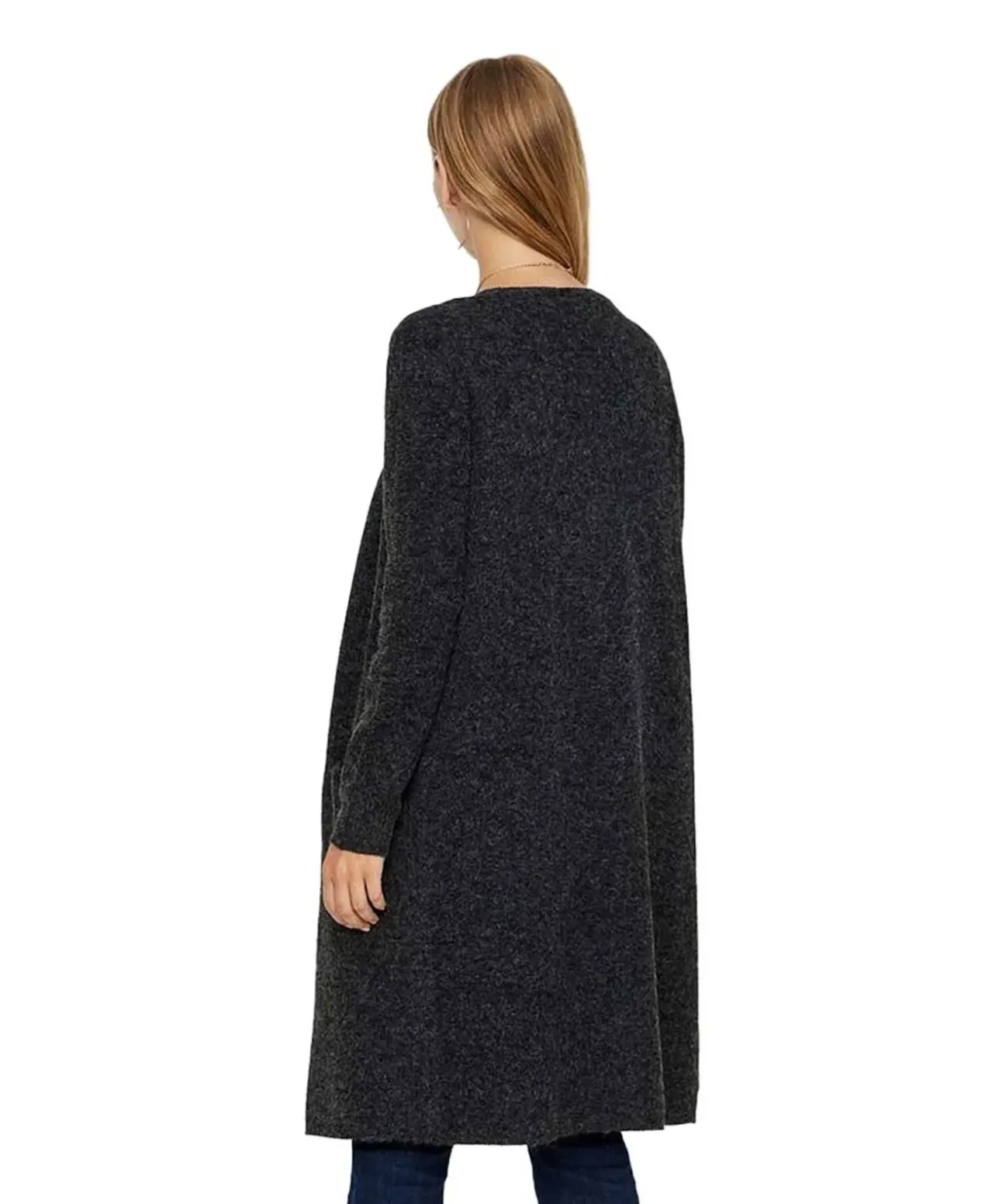 Vero Moda - schwarze Strickjacke Lang aus superweichem Material