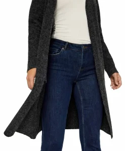 Vero Moda - schwarze Strickjacke Lang aus superweichem Material