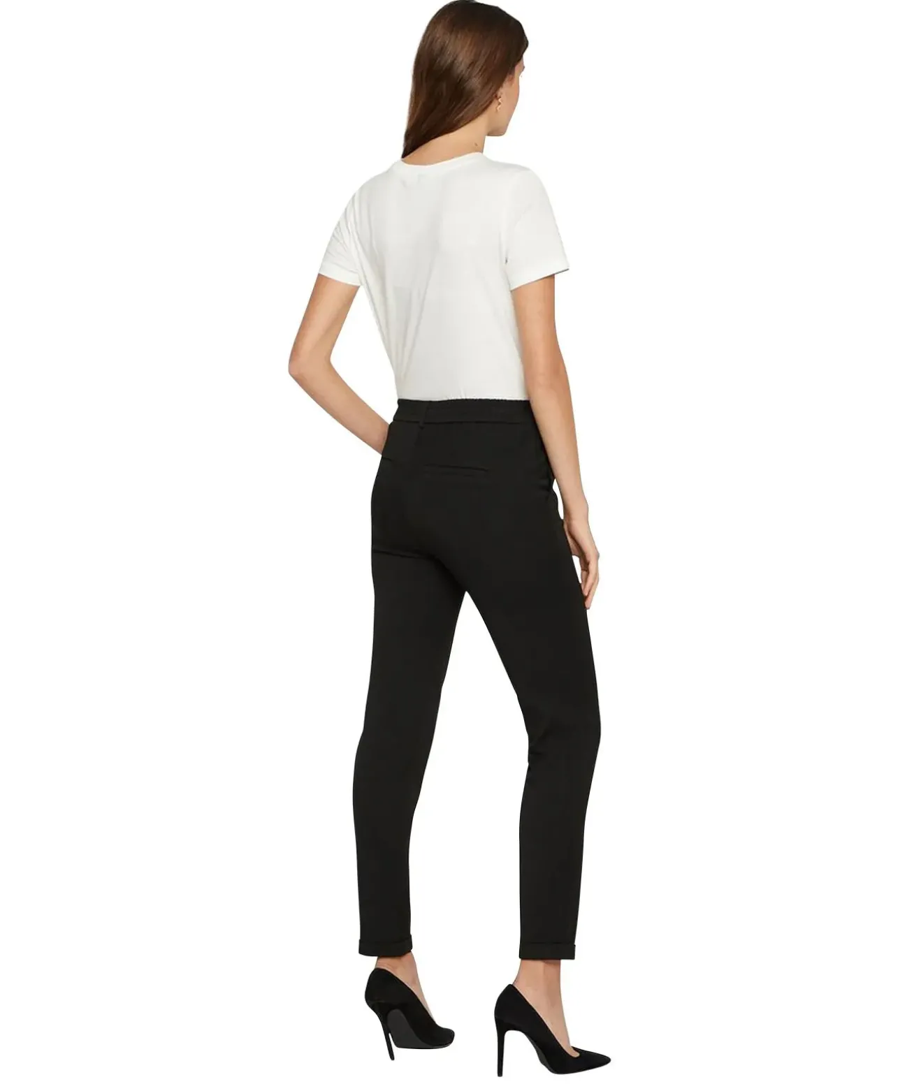 Vero Moda Anzughose Maya mit Stretch-Bund in Schwarz
