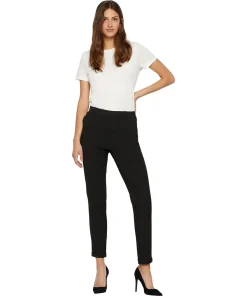 Vero Moda Anzughose Maya mit Stretch-Bund in Schwarz
