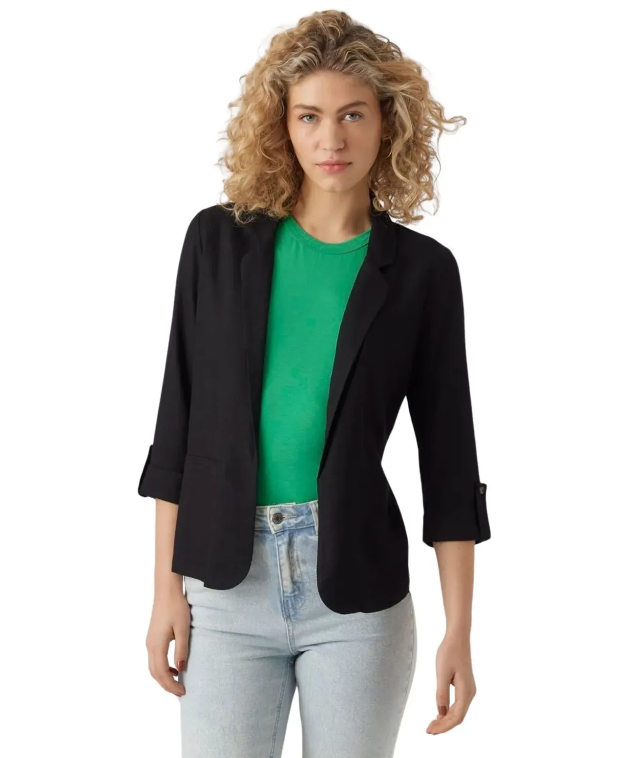 Vero Moda Blazer 3/4 Jesmiro in Schwarz
