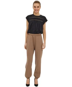 Vero Moda Blusenshirt Debbie mit kurzen Ärmeln in Schwarz