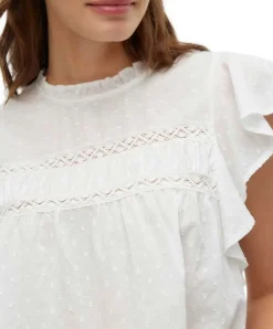 Vero Moda Blusenshirt Trine in Weiß