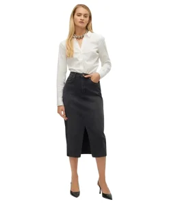 Vero Moda Bodybluse Lady in weiß mit Kentkragen