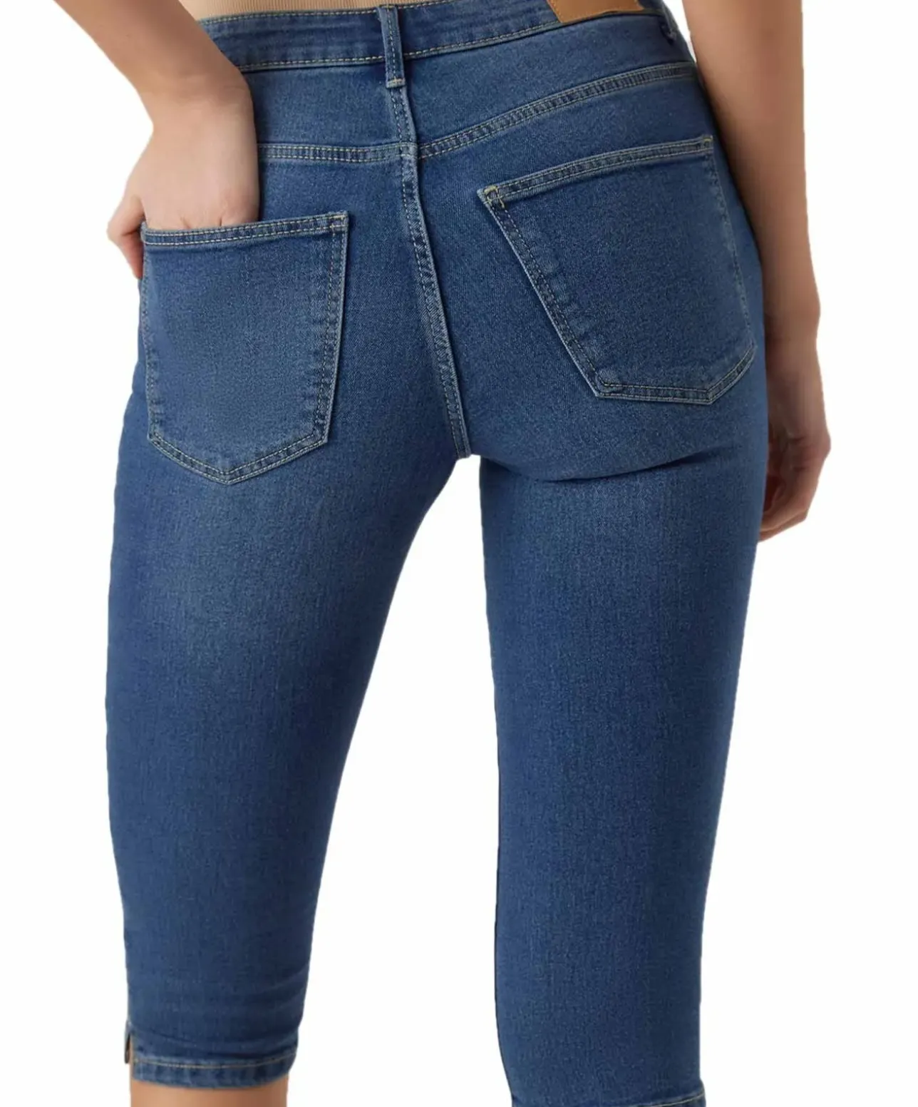 Vero Moda Caprijeans June in Mittelblau
