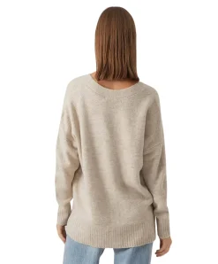 Vero Moda Cardigan Lefile aus Strick in Birch Melange