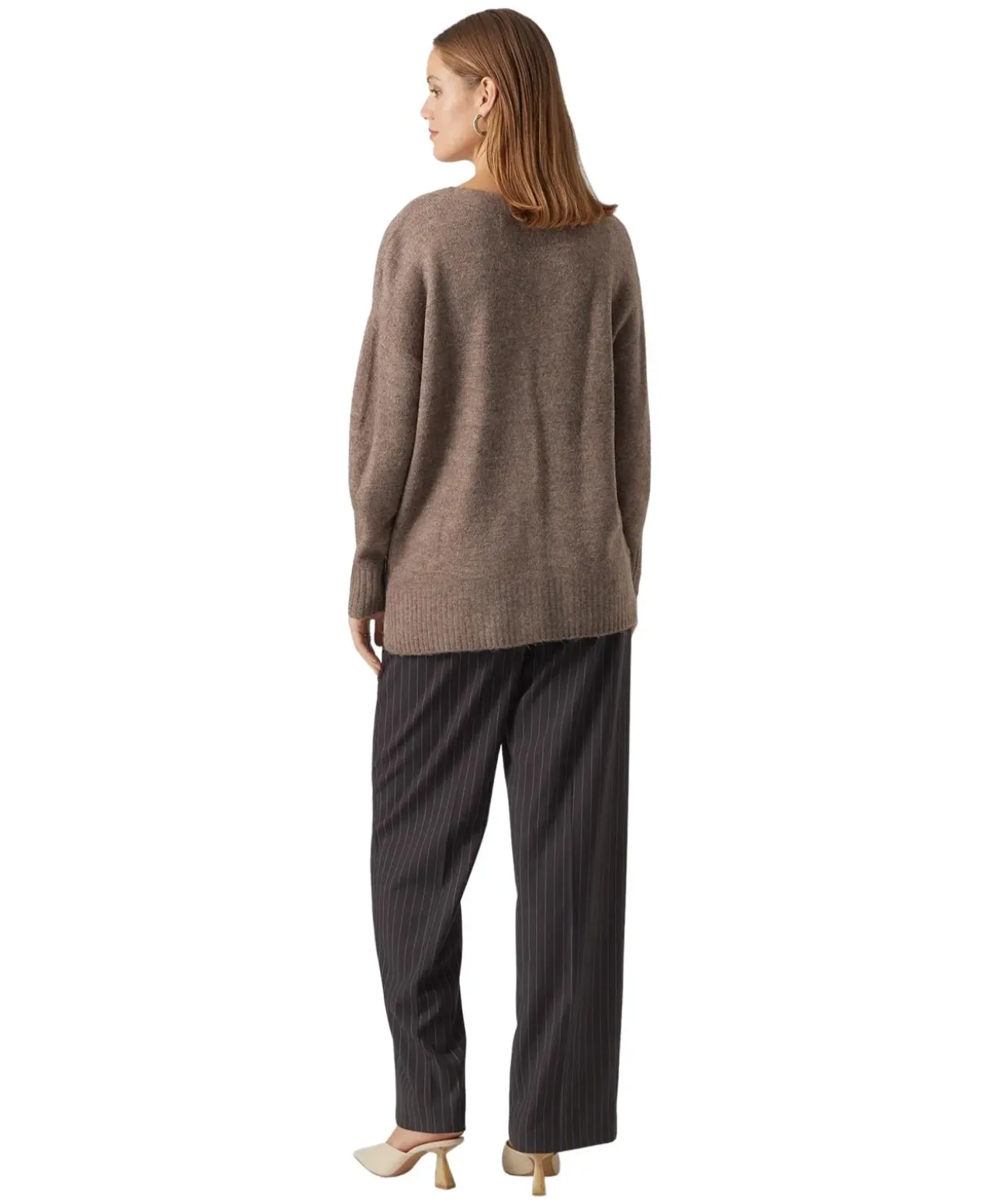 Vero Moda Cardigan Lefile aus Strick in Hellbraun