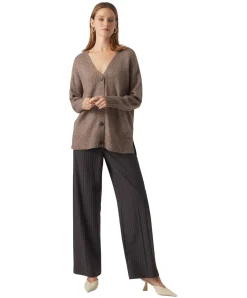 Vero Moda Cardigan Lefile aus Strick in Hellbraun