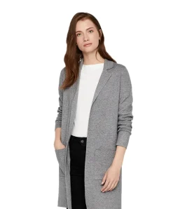 Vero Moda Cardigan Tasty mit Fronttaschen in Grau