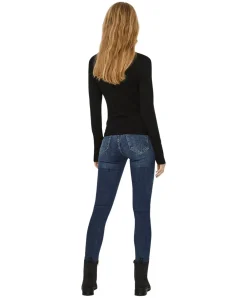 Vero Moda Damen Pullover mit Rollkragen Glory in Schwarz