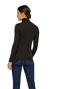 Vero Moda Damen Rollkragenpullover AVA in Schwarz