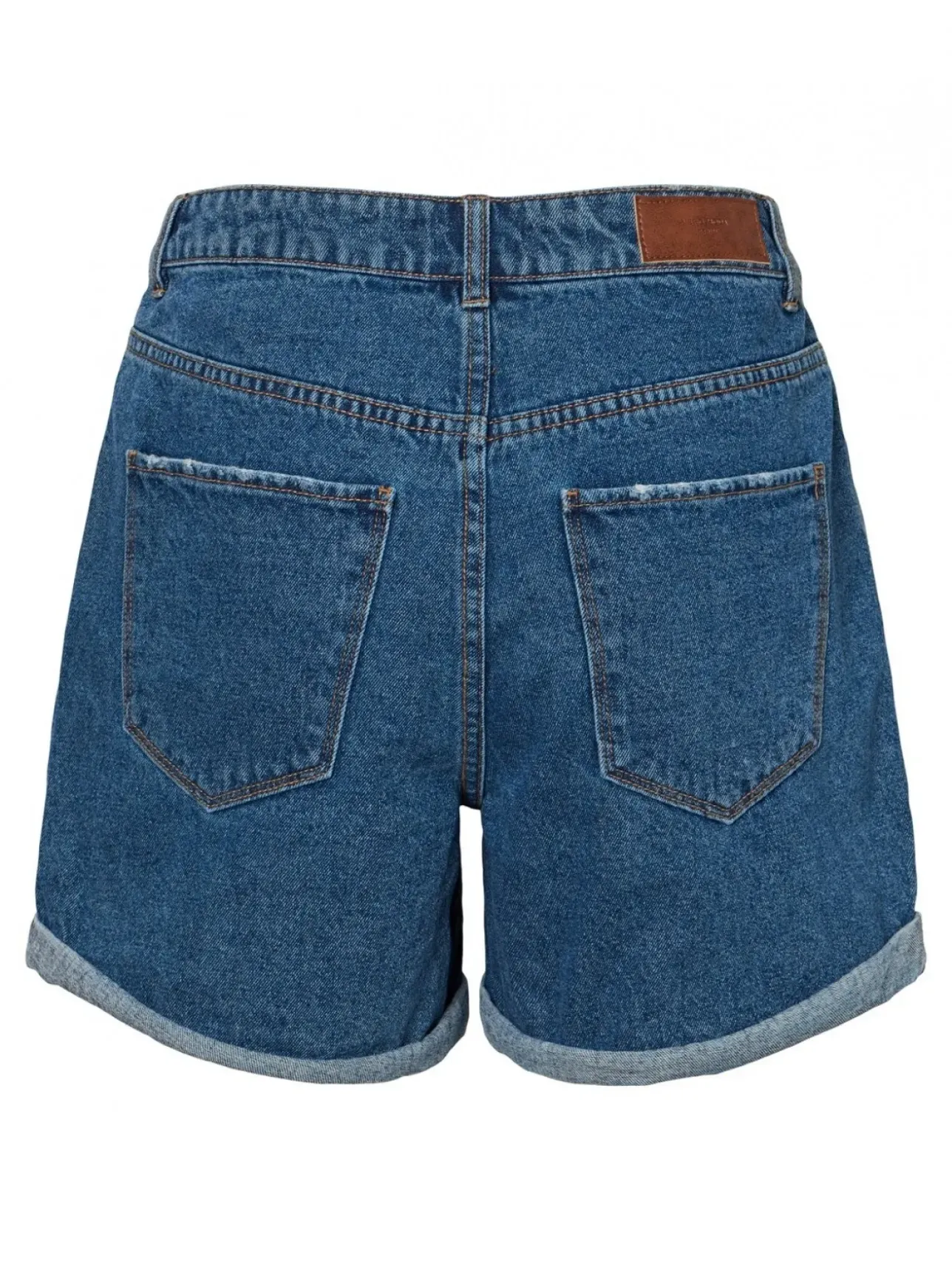 Vero Moda Damen Shorts High Waisted Ninetten in Mittelblau