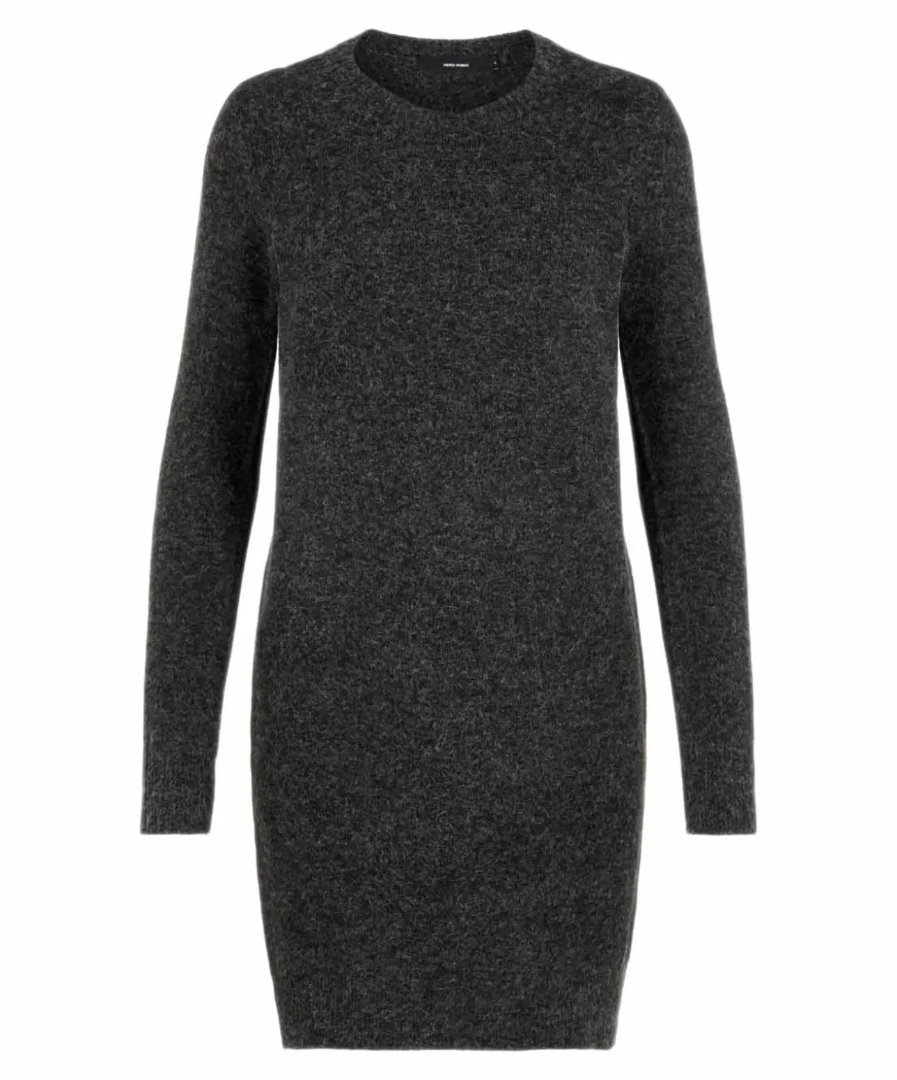 Vero Moda Damen Strickkleid Doffy mit Langarm in Schwarz