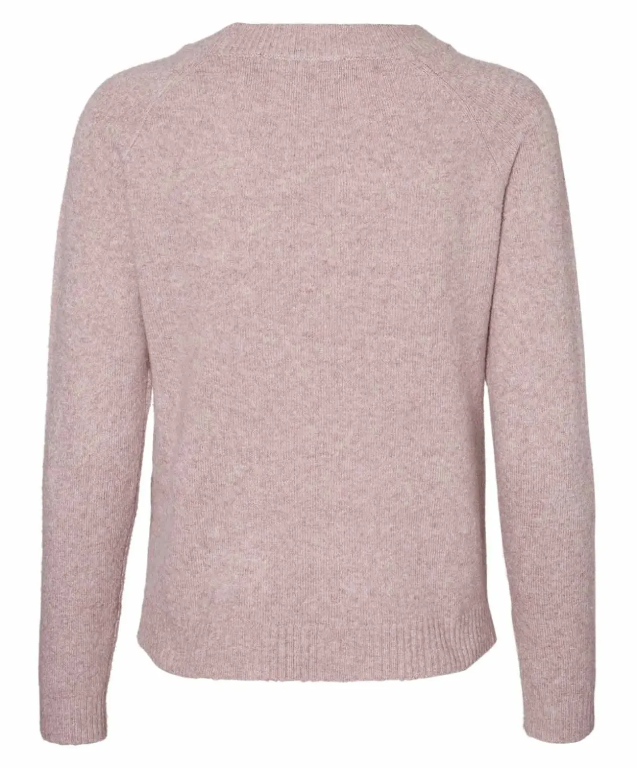 Vero Moda Doffy - Rosa Strickpullover mit Rundhals