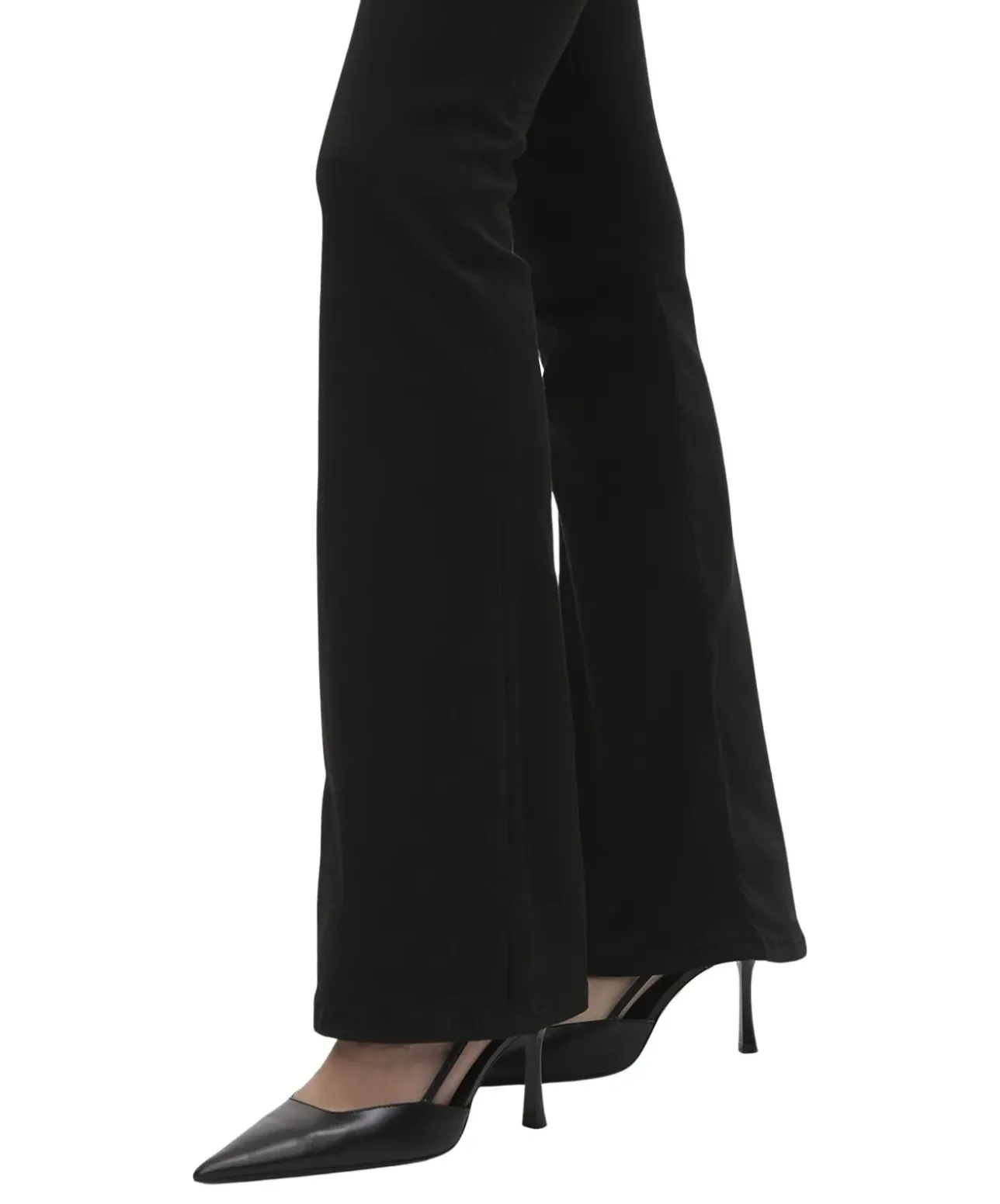 Vero Moda Flash Jeans Flared in Schwarz