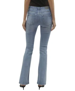 Vero Moda Flash Jeans Flared in Hellblau