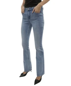 Vero Moda Flash Jeans Flared in Hellblau