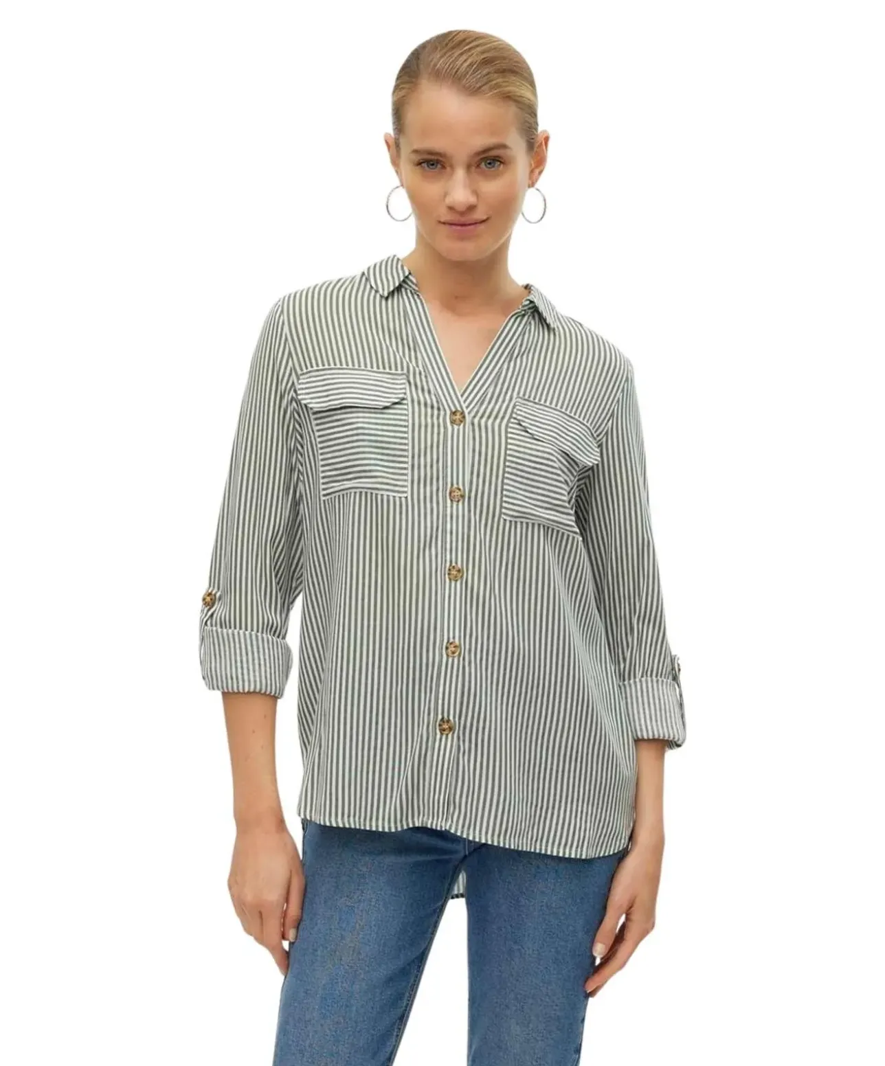 Vero Moda Hemdbluse Bumby in Streifendesign