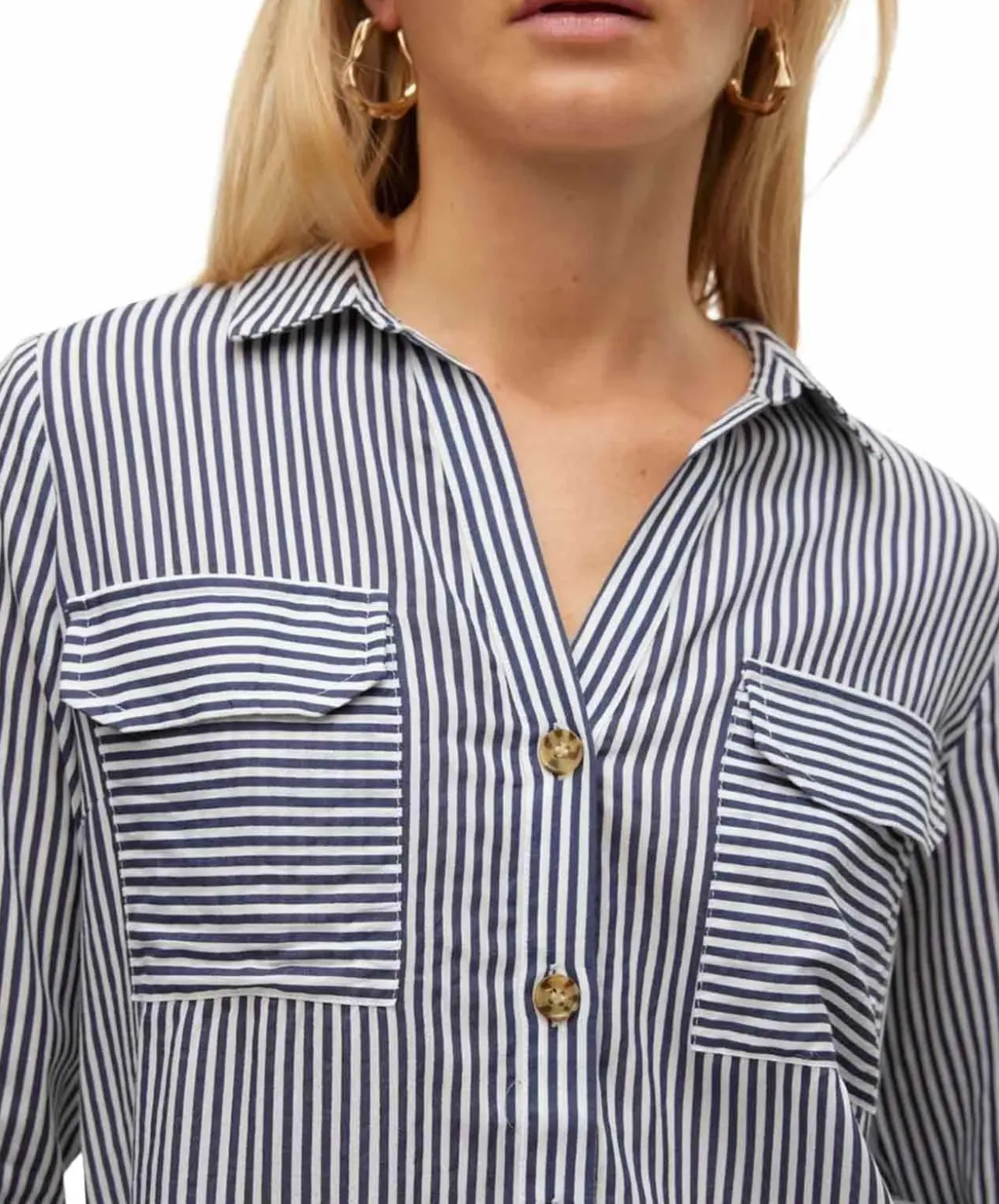 Vero Moda Hemdbluse Bumby in Gestreiften Muster
