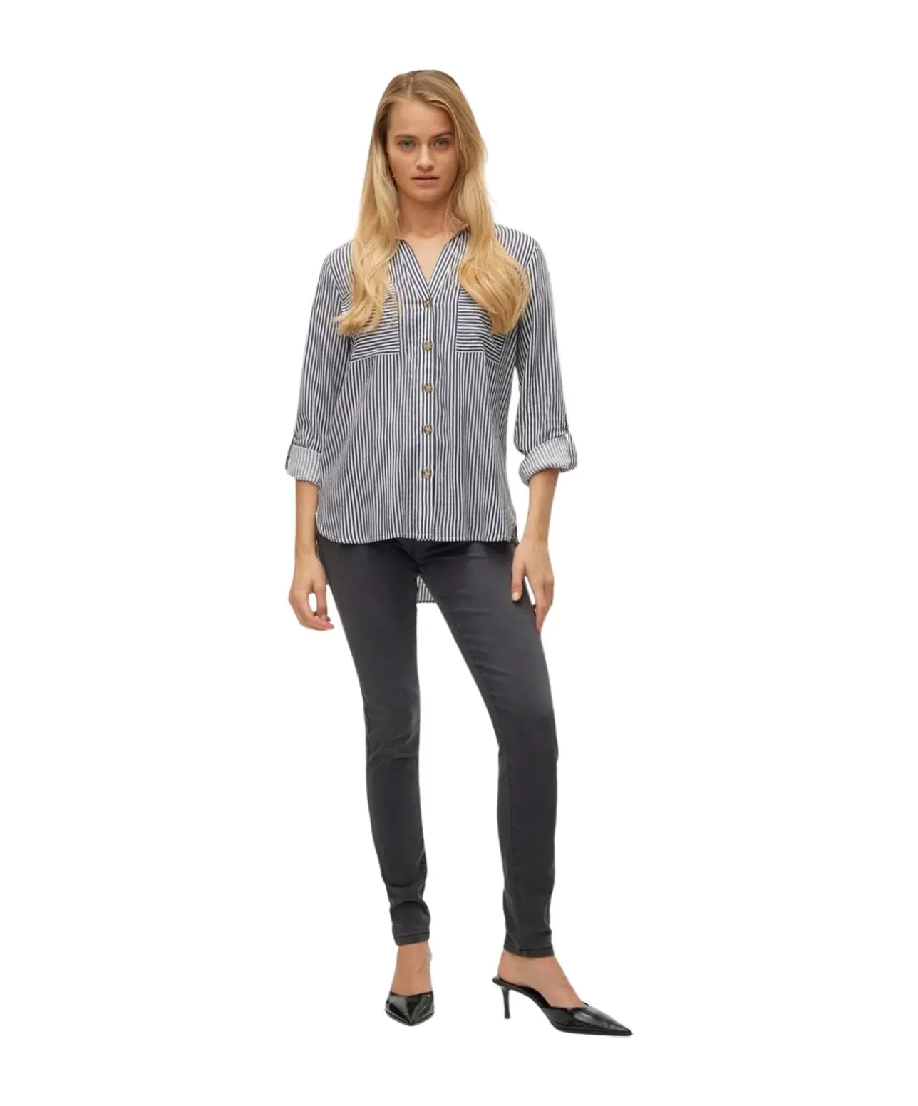 Vero Moda Hemdbluse Bumby in Gestreiften Muster
