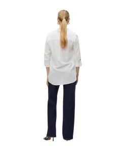 Vero Moda Hemdbluse Bumby mit Knopfverschluss in Weiß