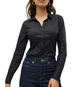 Vero Moda Hemdbody mit G-String mit tiefem V-Neck