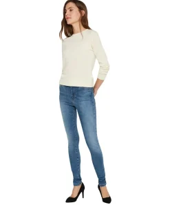 Vero Moda High Waisted Jeans Sophia in Hellblau