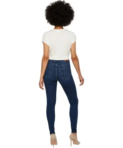 Vero Moda High Waisted Jeans Skinny Sophia aus Blue Denim
