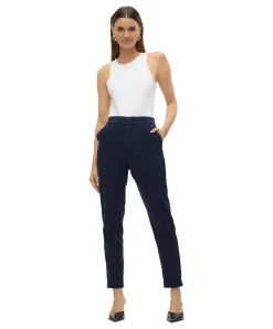Vero Moda Hose Maya in dunkelblau mit normaler Taille