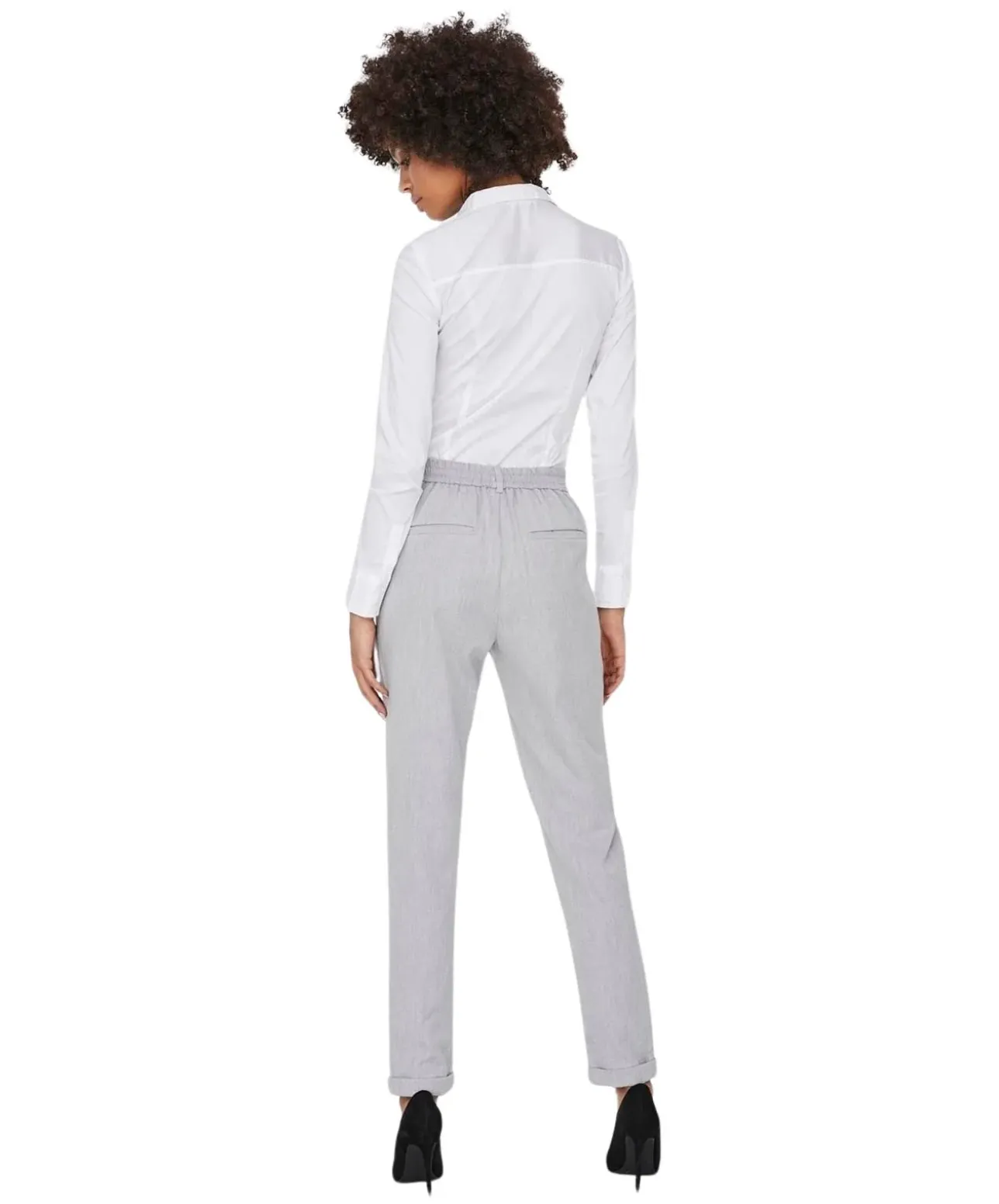 Vero Moda Hose Maya mit normaler Taille in grau