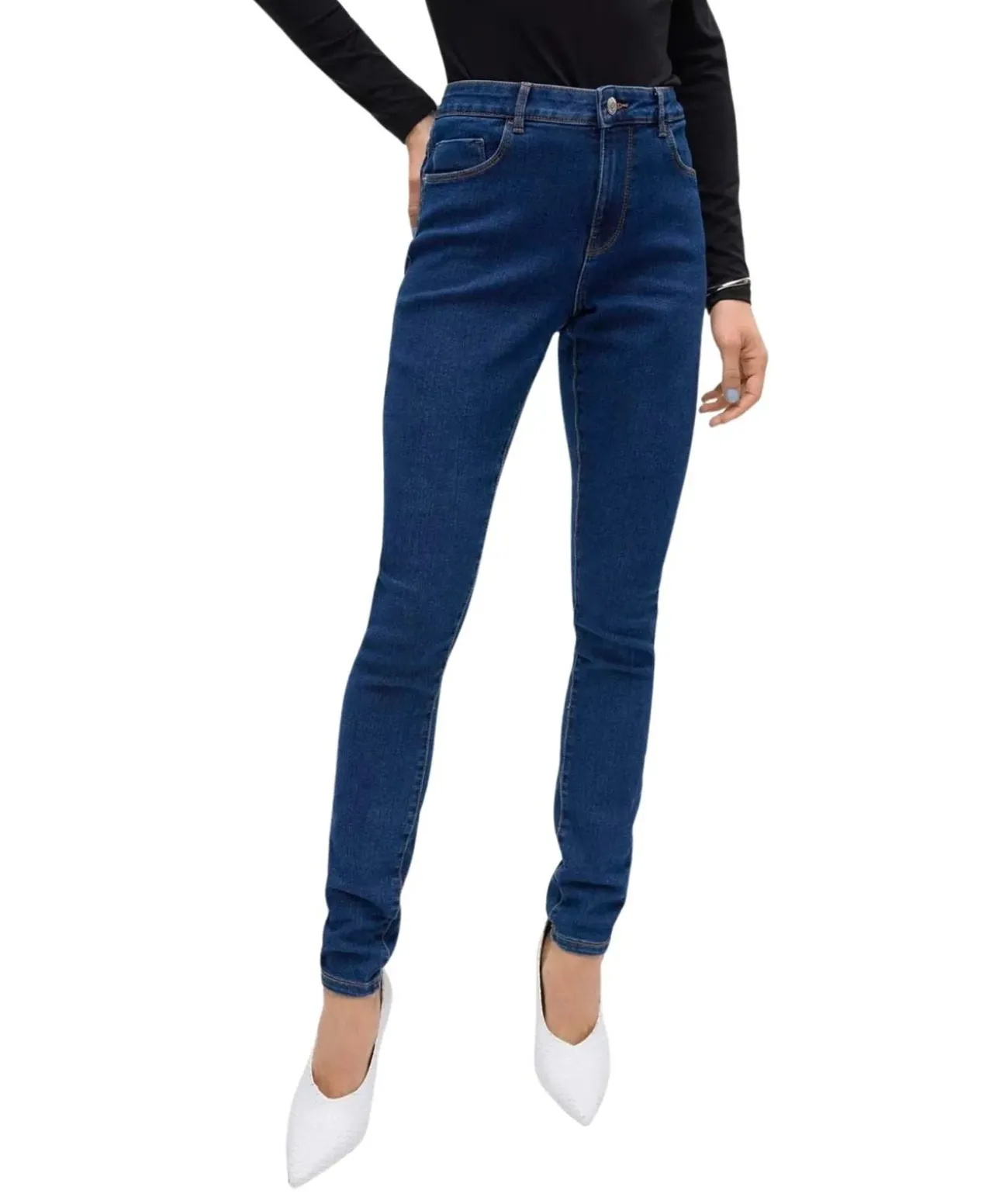 Vero Moda Jeans Elly mit Skinny Fit in Dunkelblau