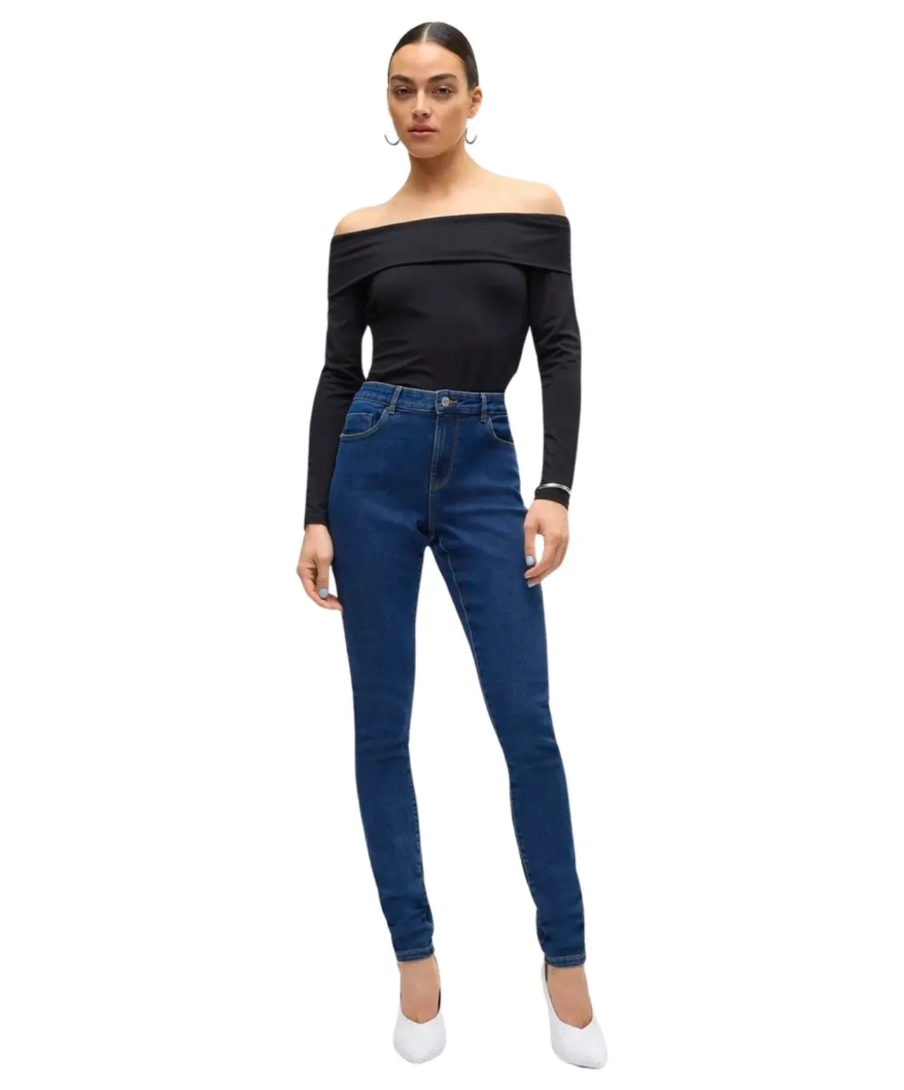 Vero Moda Jeans Elly mit Skinny Fit in Dunkelblau