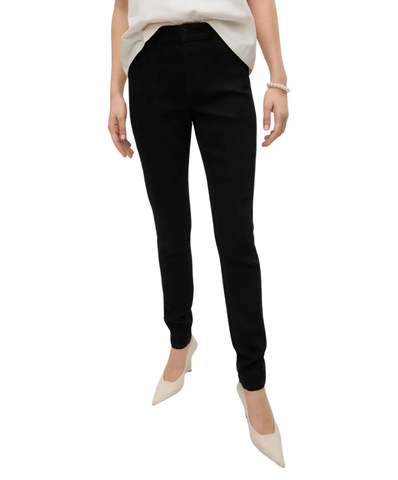 Vero Moda Jeans Elly mit Skinny Fit in Schwarz