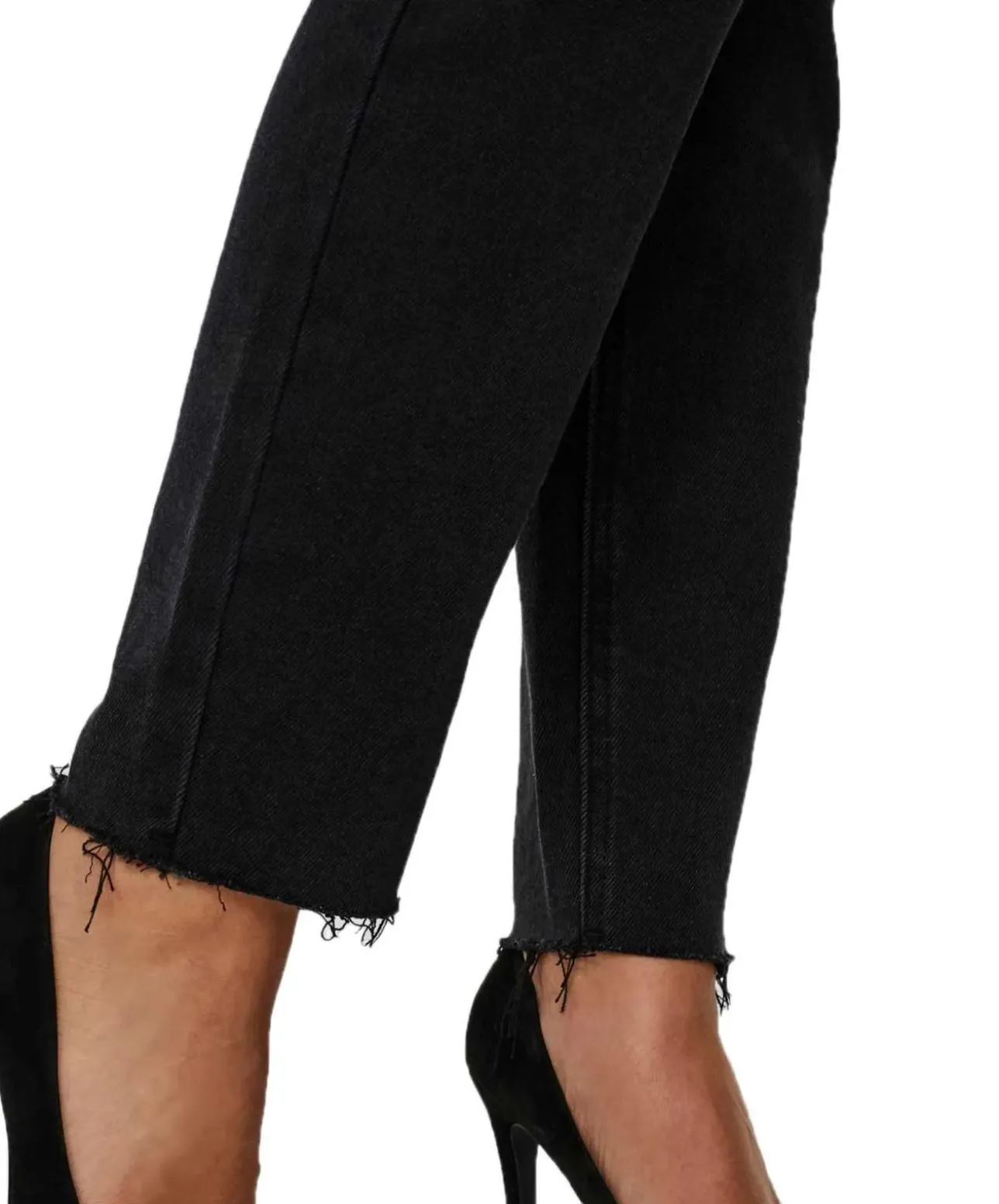 Vero Moda Jeans Mom Brenda in Schwarz mit Bio-Baumwolle