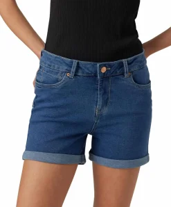 Vero Moda Jeans Shorts Luna in Mittelblauer Waschung
