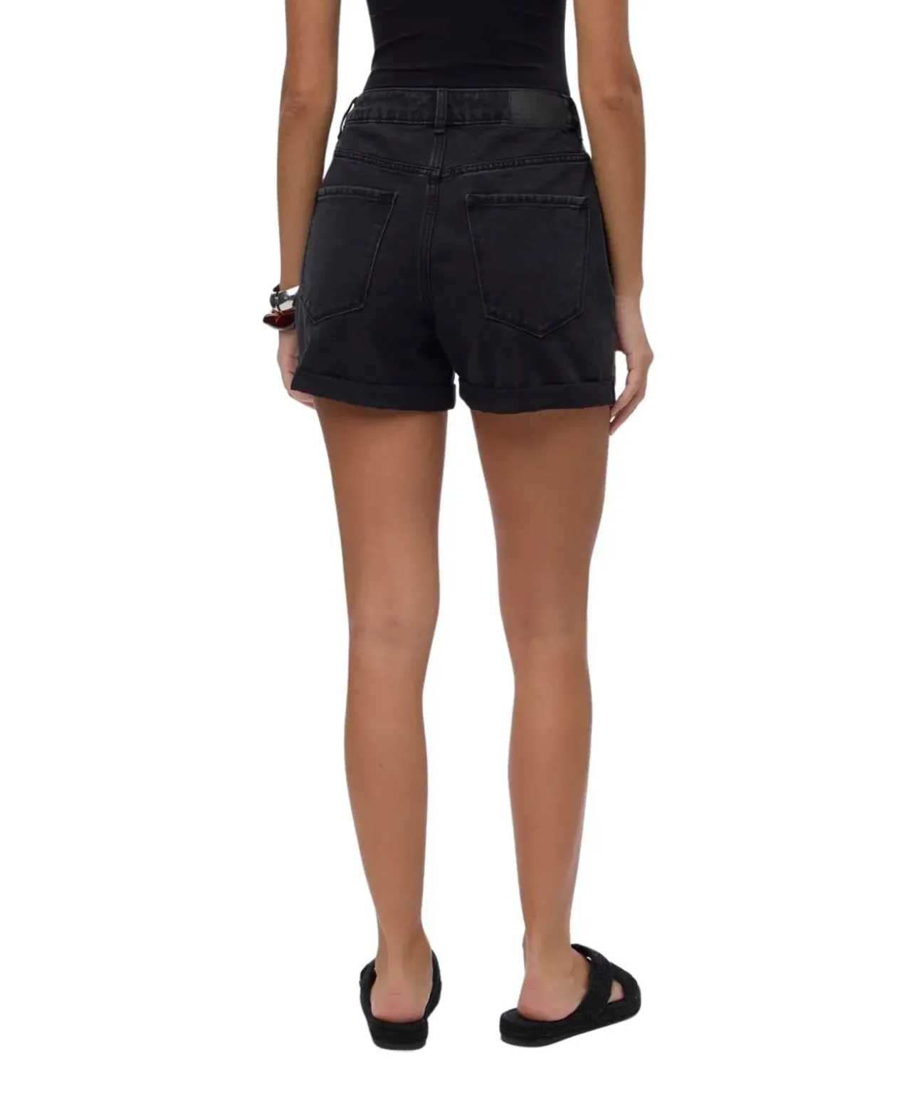 Vero Moda Jeans Shorts Zuri in Schwarz