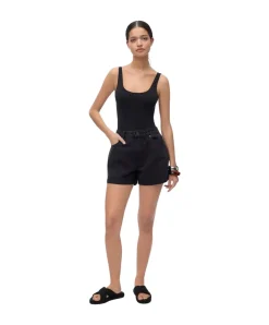 Vero Moda Jeans Shorts Zuri in Schwarz