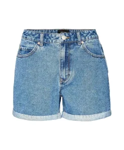 Vero Moda Jeans Shorts Zuri in blauem Blue Denim