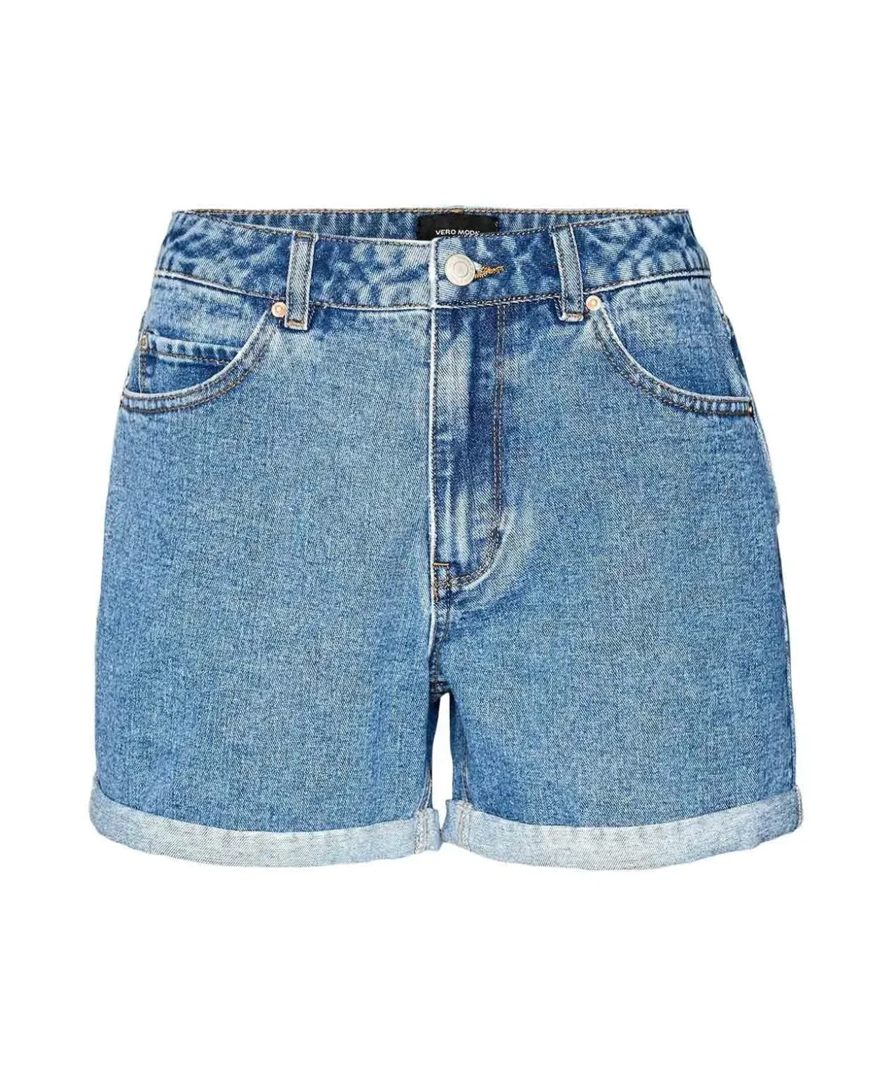 Vero Moda Jeans Shorts Zuri in blauem Blue Denim